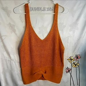 Bundle x4 Crop Tops🌻